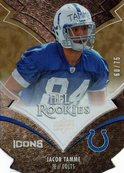 2008 Upper Deck Icons - Gold Die Cut #140 Jacob Tamme Front