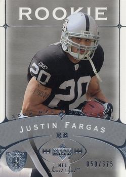 2003 Upper Deck Sweet Spot #154 Justin Fargas Front