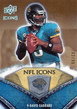 2008 Upper Deck Icons - NFL Icons Gold #NFL15 David Garrard Front