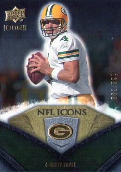 2008 Upper Deck Icons - NFL Icons Silver #NFL8 Brett Favre Front