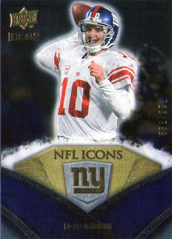 2008 Upper Deck Icons - NFL Icons Silver #NFL21 Eli Manning Front