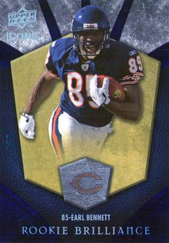 2008 Upper Deck Icons - Rookie Brilliance Blue #RB9 Earl Bennett Front