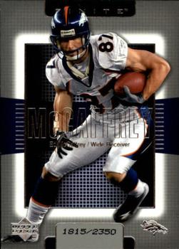 2003 Upper Deck Finite #83 Ed McCaffrey Front