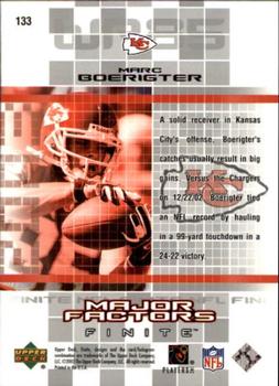 2003 Upper Deck Finite #133 Marc Boerigter Back