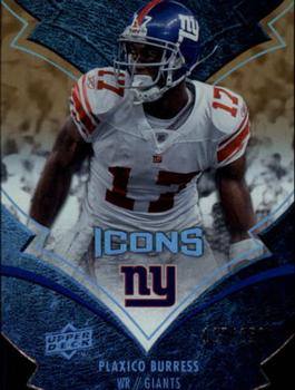 2008 Upper Deck Icons - Silver Die Cut #67 Plaxico Burress Front