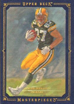 2008 Upper Deck Masterpieces - Framed Blue #51 Jordy Nelson Front