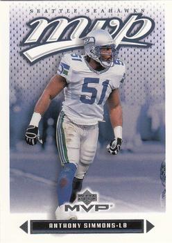 2003 Upper Deck MVP #233 Anthony Simmons Front