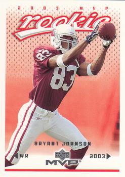 2003 Upper Deck MVP #378 Bryant Johnson Front