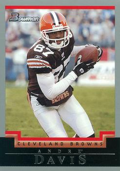 2004 Bowman #3 Andre' Davis Front