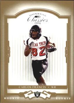 2004 Donruss Classics #187 Carlos Francis Front