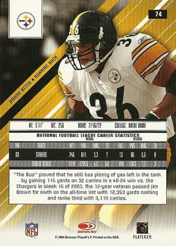 2004 Leaf Rookies & Stars #74 Jerome Bettis Back