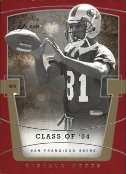 2004 Flair #71 Rashaun Woods Front