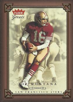 2004 Fleer Greats of the Game #6 Joe Montana Front