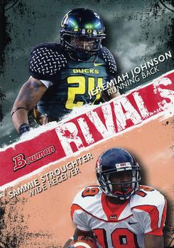 2009 Bowman Draft Picks - Rivals #R6 Jeremiah Johnson / Sammie Stroughter Front