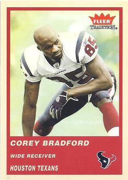 2004 Fleer Tradition #292 Corey Bradford Front