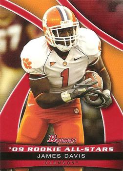 2009 Bowman Draft Picks - '09 Rookie All-Stars #AS12 James Davis Front