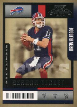 2004 Playoff Contenders #11 Drew Bledsoe Front