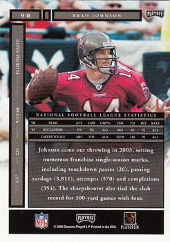 2004 Playoff Honors #90 Brad Johnson Back