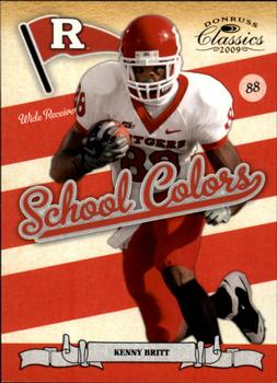 2009 Donruss Classics - School Colors #23 Kenny Britt Front