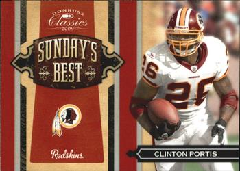 2009 Donruss Classics - Sunday's Best Silver #12 Clinton Portis Front