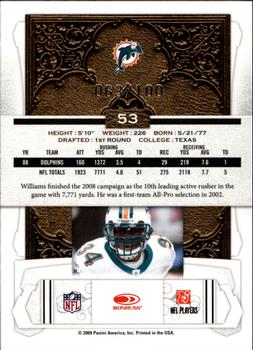 2009 Donruss Classics - Timeless Tributes Silver #53 Ricky Williams Back