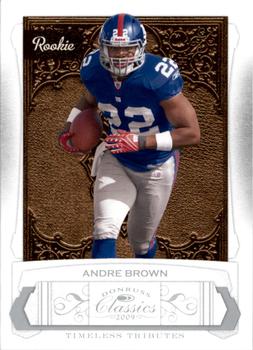 2009 Donruss Classics - Timeless Tributes Silver #155 Andre Brown Front