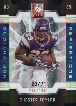 2009 Donruss Elite - Aspirations #56 Chester Taylor Front