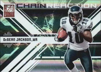 2009 Donruss Elite - Chain Reaction Black #9 DeSean Jackson Front