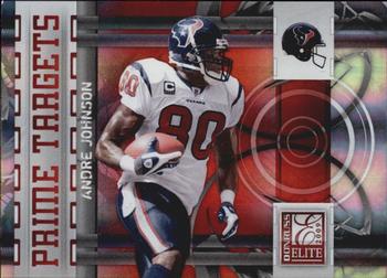 2009 Donruss Elite - Prime Targets Red #1 Andre Johnson Front