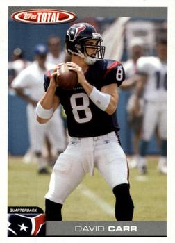 2004 Topps Total #110 David Carr Front