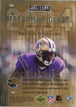 2004 Upper Deck Diamond Collection All-Star Lineup #101 Reggie Williams Back