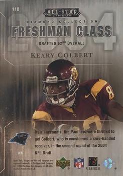 2004 Upper Deck Diamond Collection All-Star Lineup #118 Keary Colbert Back