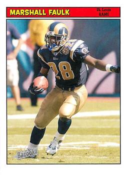 2005 Bazooka #132 Marshall Faulk Front