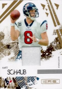 2009 Donruss Rookies & Stars - Materials Gold #39 Matt Schaub Front