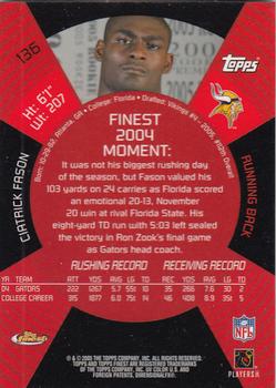 2005 Finest #136 Ciatrick Fason Back