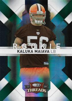 2009 Donruss Threads - Retail Green #158 Kaluka Maiava Front