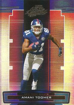 2005 Playoff Absolute Memorabilia #97 Amani Toomer Front