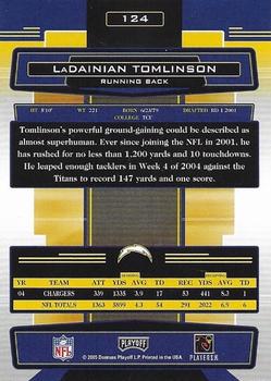 2005 Playoff Absolute Memorabilia #124 LaDainian Tomlinson Back