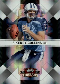2009 Donruss Threads - Silver Holofoil #96 Kerry Collins Front