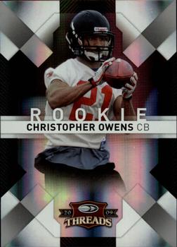 2009 Donruss Threads - Silver Holofoil #119 Chris Owens Front