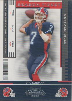2005 Playoff Contenders #11 J.P. Losman Front