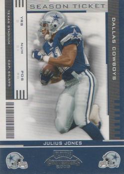 2005 Playoff Contenders #27 Julius Jones Front