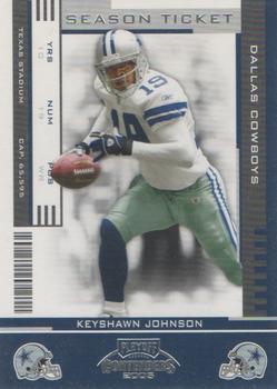 2005 Playoff Contenders #28 Keyshawn Johnson Front