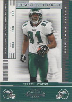 2005 Playoff Contenders #75 Terrell Owens Front