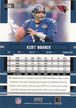 2005 Playoff Prestige #90 Kurt Warner Back