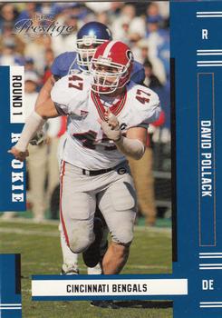 2005 Playoff Prestige #218 David Pollack Front