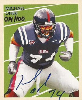 2009 Philadelphia - National Chicle Autographs #NC100 Michael Oher Front