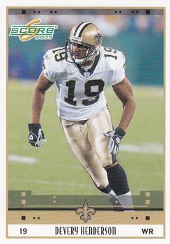 2005 Score #178 Devery Henderson Front