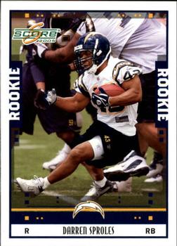 2005 Score #384 Darren Sproles Front