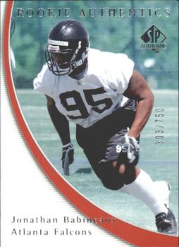 2005 SP Authentic #141 Jonathan Babineaux Front